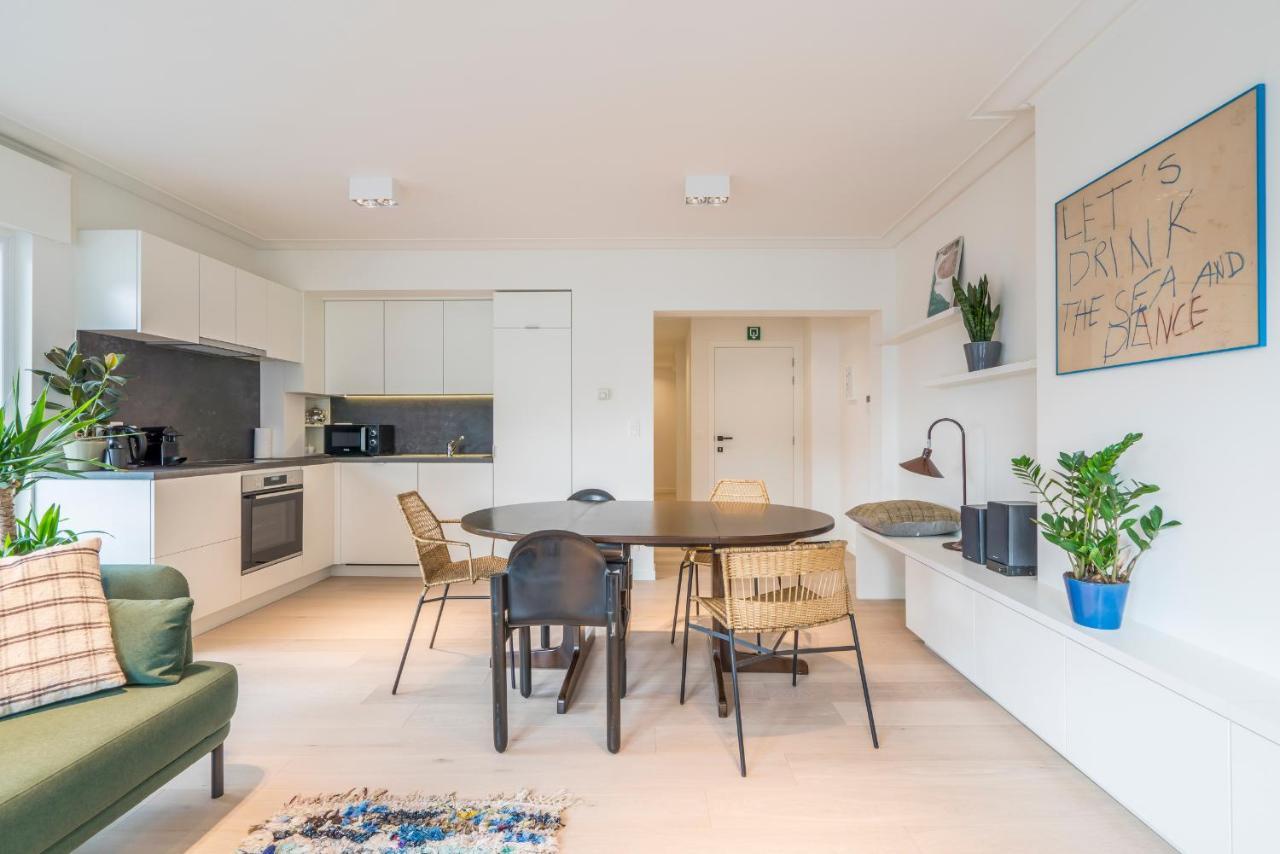 Modern And Bright Seaside App W Seaview & Terrace Apartment Oostende Bagian luar foto