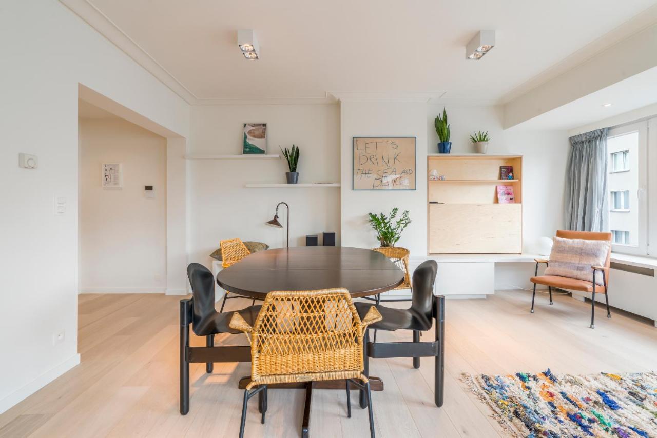 Modern And Bright Seaside App W Seaview & Terrace Apartment Oostende Bagian luar foto