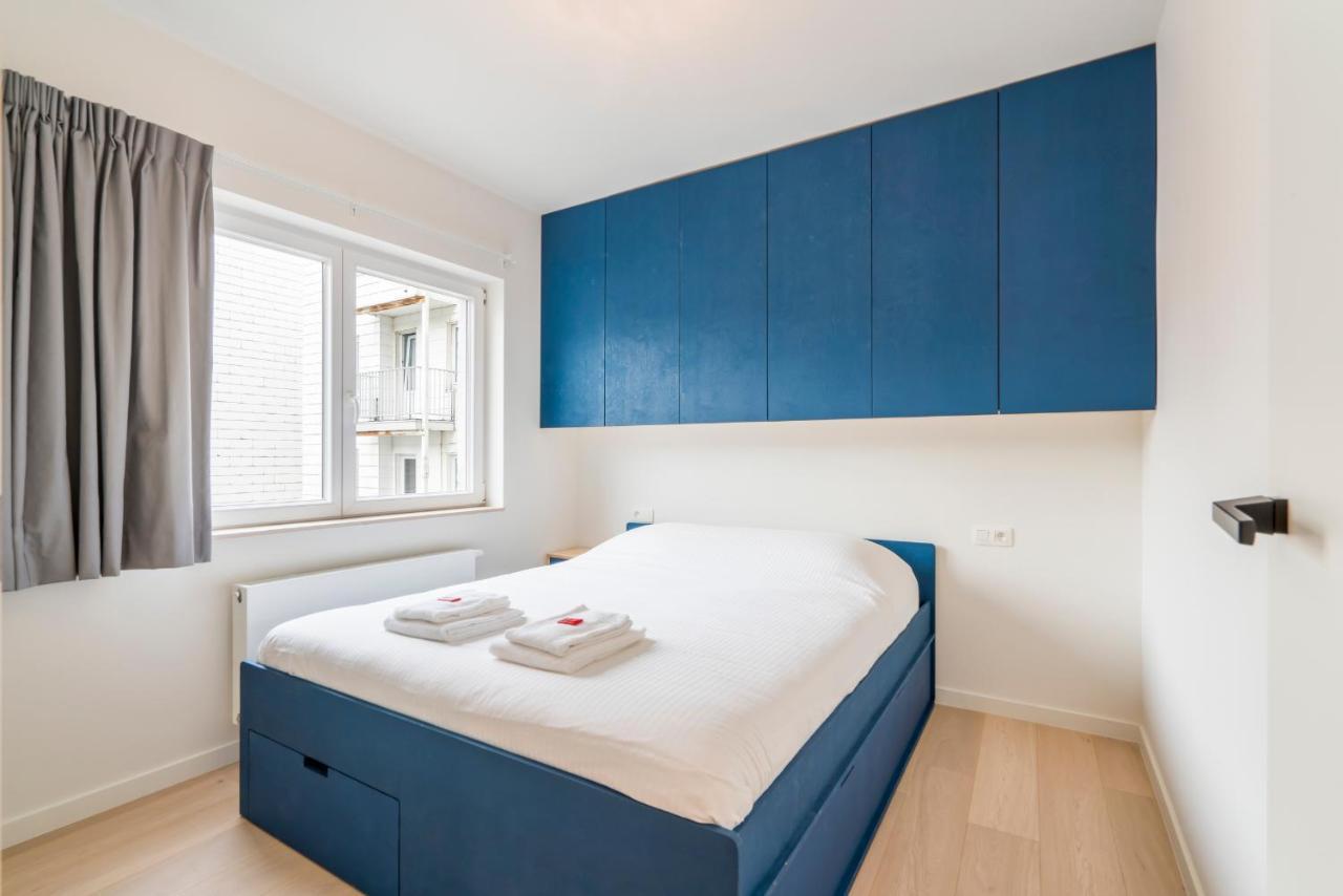 Modern And Bright Seaside App W Seaview & Terrace Apartment Oostende Bagian luar foto